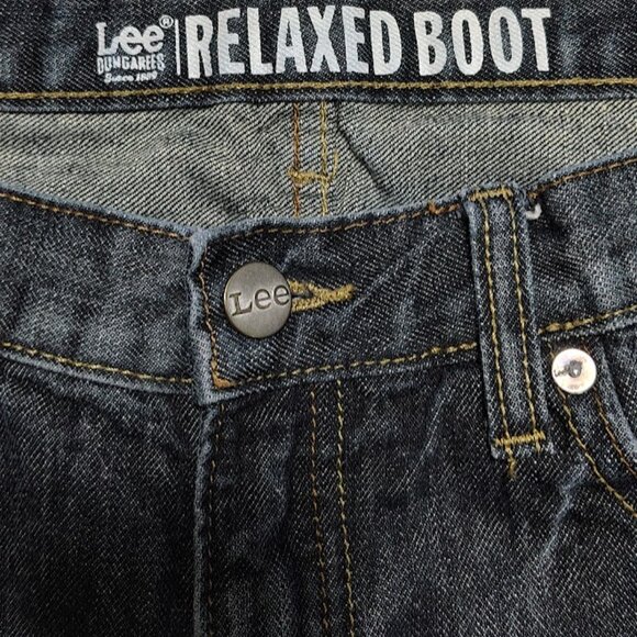 ORIGINAL LEE DUNGAREES 34X32X9 DARK BLUE AND HEAVY WORK PANTS - Picture 5 of 5